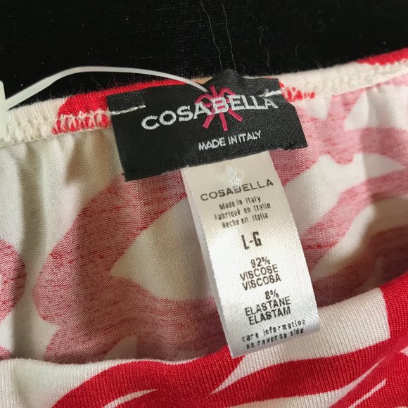 Cosabella camisole red floral large - Picture 7 of 9